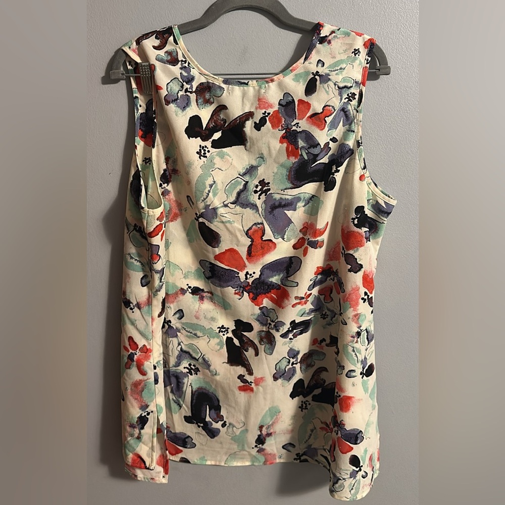 Sanctuary 1X Floral Blouse Top